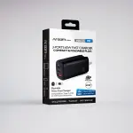 CARGADOR DE PARED VOLTA P8 GAN III DE 65W CON DOBLE PUERTO USB-C Y ENCHUFLE PLEGABLE ARGAC0126